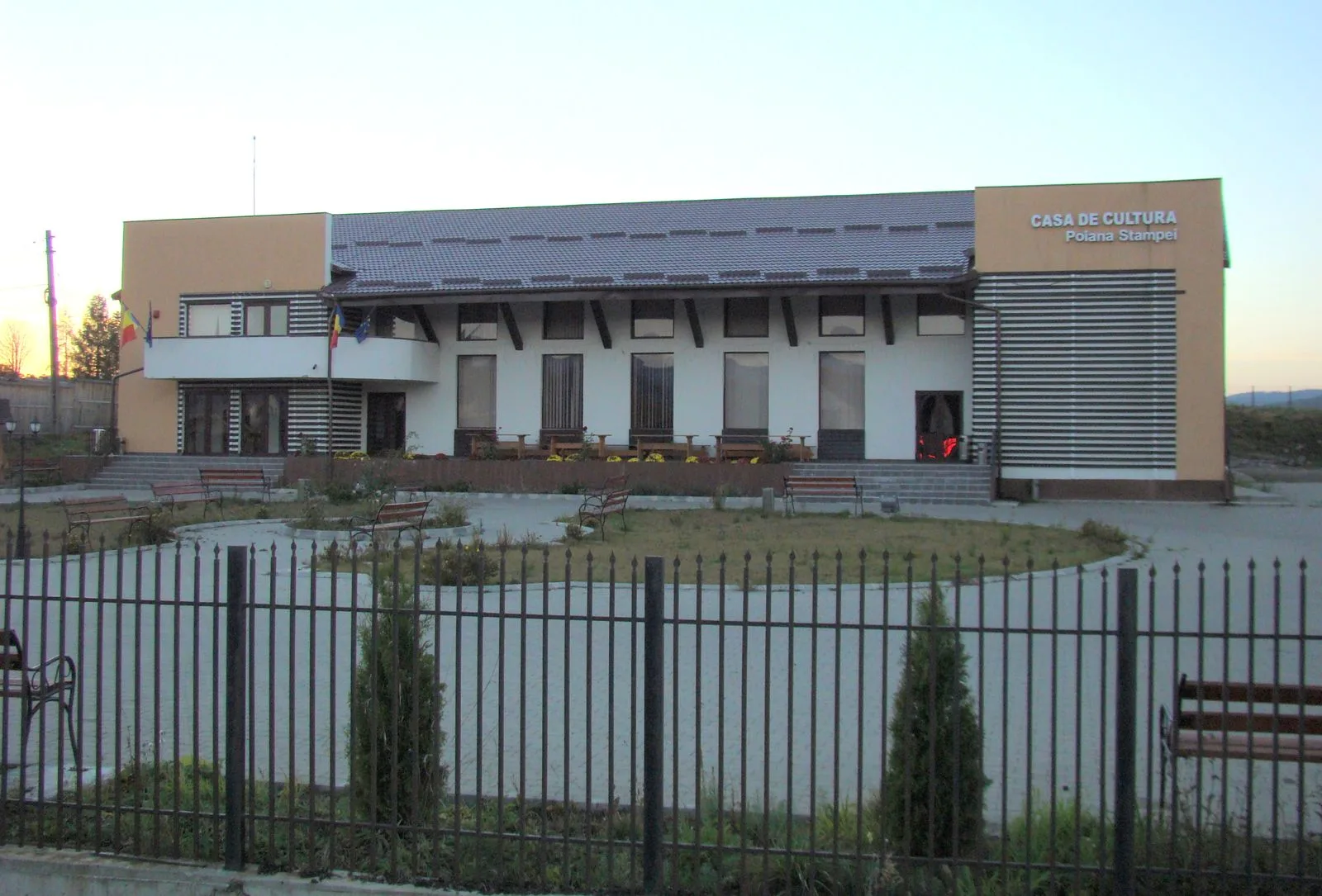 Peisaj din Poiana Stampei, în zona rezervației
